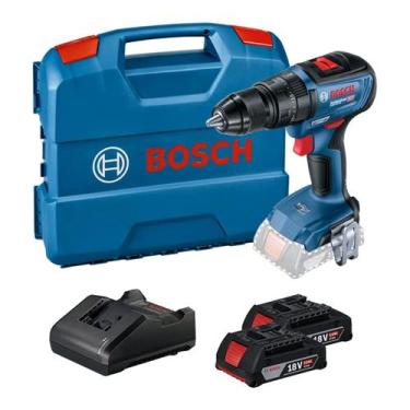 Imagem de Furadeira e Parafusadeira de Impacto Bosch GSB 18v-50 Brushles 18v Kit