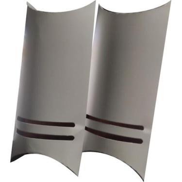 Imagem de Embalagem Pastel , Salgados Delivery 30x15x8 cm Branco 250 u - generic