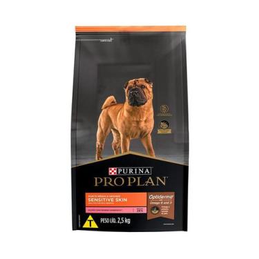 Imagem de Ração Nestlé Purina ProPlan Para Cães Adultos com Pele Sensível - 2,5k