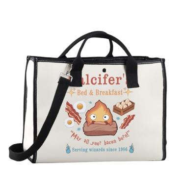Imagem de TSOTMO Calcifer's Bed & Breakfast Tote Bag Anime Lover Gift for Women Mother Best Sister, Bolsa May All