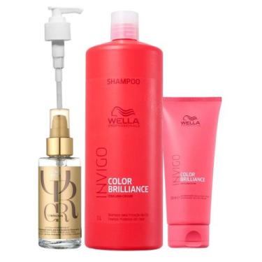 Imagem de Kit Wella Professionals Invigo Color Brilliance Shampoo 1 Litro + Cond