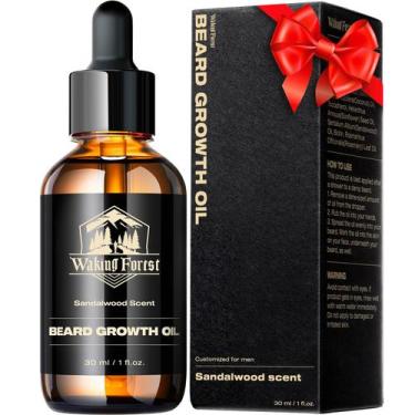 Imagem de Óleo de barba Waking Forest Beard Growth Sandalwood 30mL com vitamina 