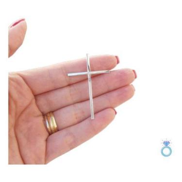 Imagem de Pingente Crucifixo Cruz Religioso Em Prata Lei 925 Barato - ISA RONCAR