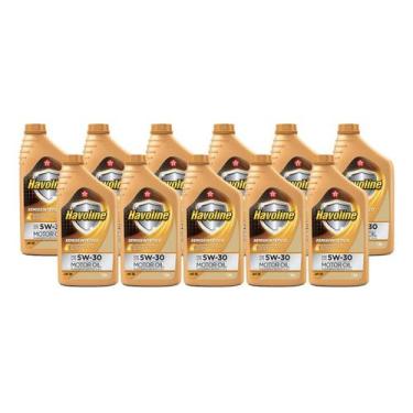 Imagem de Kit 11 Texaco Havoline 5w30 Semissintético Gm 6094m.