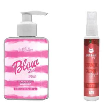 Imagem de Kit Blow Girl Gel Sexo Oral 320Ml + Perfume De Calcinha Beijável Moran