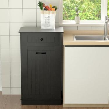 Imagem de Armário de lixo Visiblesser Tilt Out 37,85 L para lixo de 10 galões