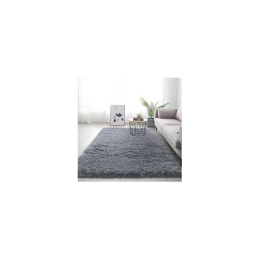 Imagem de Tapete Luxo Felpudo 1,00x1,50m Para Sala e Quarto(Cinza)