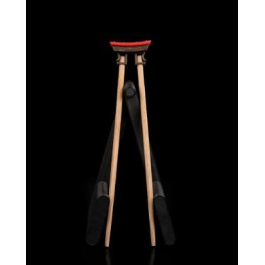 Imagem de Suporte de Hashi Decorativo Torii Gate, Design Tradicional Japonês, Vermelho e Marrom