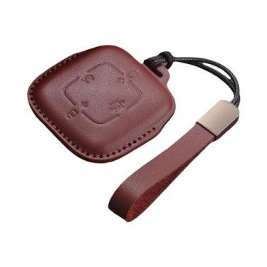 Imagem de Capa De Chave Remota De Couro ZEEKR 001 Alta Qualidade Proteção Shell 