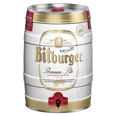 Imagem de Cerveja BITBURGER Premium Pils | Barril contendo 5 Litros | Sabor lupulado marcante | Produzida de acordo com a lei de pureza alemã