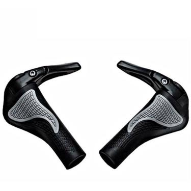 Imagem de Manopla Punho Anatômico Com Bar End Apoio De Guidão Bike M2