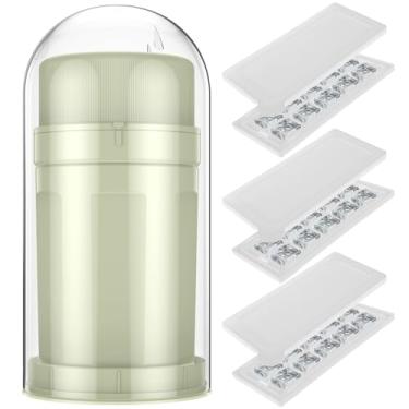 Imagem de 2 peças para máquina de gelo triturado, mini molde de gelo, cilíndrico, bandeja para cubos de gelo, grau alimentício, sem BPA, lavável na máquina, bandeja de molde de cubo de gelo para coquetéis de