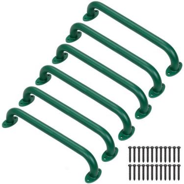 Imagem de Alças de segurança para playground SELEWARE Green Metal 43 cm, pacote 