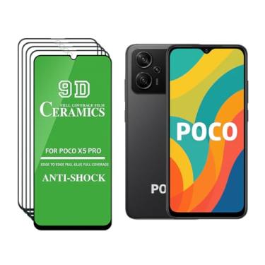 Imagem de 5 Películas de Cerâmica 9D Para Todos Modelos Poco: C50 C51 C61 F4 F6 F5 M2 M3 M6 X5 X6 PRO PLUS (M6 PRO)