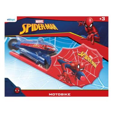 Imagem de Motocicleta Spiderman Etitoys, Unica