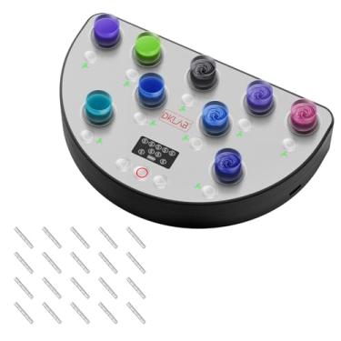 Imagem de Misturador de tinta, misturador de tinta, sem fio, com 5 níveis de velocidade ajustável, controle individual de 9 posições, para tatuagem, pigmento, maquiagem, tinta, elétrica, agitador, máquina vem