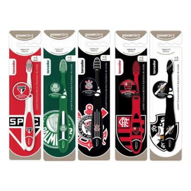 Imagem de Escova De Dentes Infantil Torcedor Powerdent Time - NoBrand, Corinthia