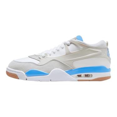 Imagem de Tênis masculino Air Jordan 4 RM (FQ7939-004, preto/branco), Branco/Branco/Cinza Neutro, 39