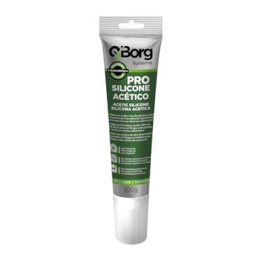 Imagem de Q-BORG PRO SILICONE ACETICO INCOLOR BISNAGA 100 g