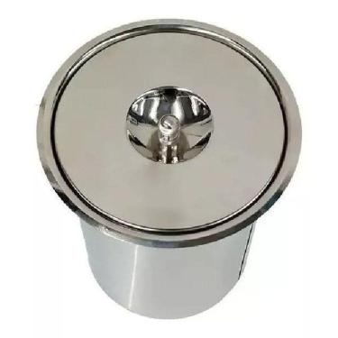 Imagem de Lixeira De Embutir 03 Litros Em Inox Para Pias E Bancadas