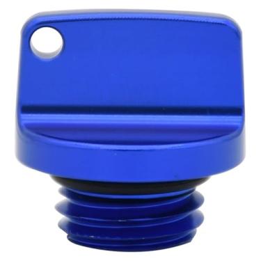 Imagem de Tampão de enchimento de óleo M20 x 2,5 compatível com CB CBR 250F 300F 400F 500F 250RR 600RR 1000RR CRF CR (azul)