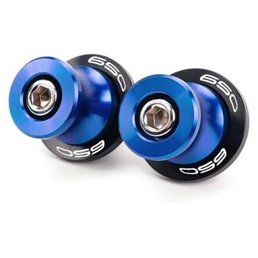 Imagem de BYYINGSUS Parafusos de suporte M8 de alumínio bobinas deslizantes acessórios de motocicleta compatíveis com Z650 Z800 Z900 2017-2024 (azul-650)