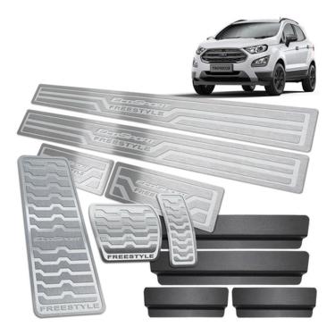 Imagem de Soleira Pedaleira Descanso Ecosport Freestyle 2013 20 Prata