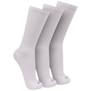 Imagem de Meia Esportiva Kit 3 Pares Unissex Casual Dia a Dia Cano Longo Confortável Trifil T8013k