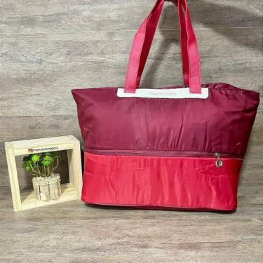 Imagem de Bolsa de Ombro Plus Premium Tupperware Vermelha e Branca