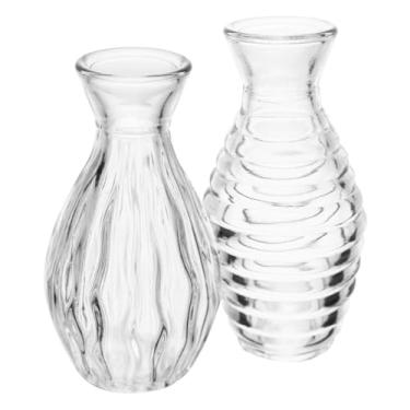 Imagem de Mini Vaso de Vidro Sortido 11cm Transparente Decoração Casamento