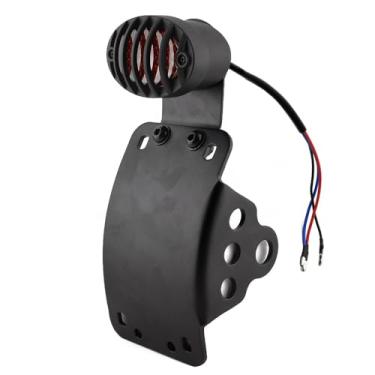 Imagem de Boldness Placa de licença de montagem lateral do eixo de 0,9 cm, freio de LED com luz branca de placa de veículo, compatível com Harley Sporster Bobber Chopper