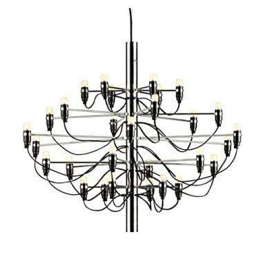 Imagem de Lustre Lustres Modernos Simples Luminárias Penduradas Compatível com Sala de Jantar Hotel Lustre Luzes (Cor: Dourado, Tamanho: 50 Cabeças)