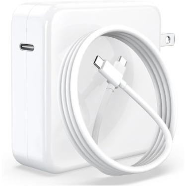 Imagem de Carregador rápido MacBook Pro 100W, USB C para MacBook Pro 16, 15, 14, 13 polegadas, MacBook Air 13 polegadas, iPad Pro 10,9, 11 polegadas e iPad Air 27.7 cm (2020), funciona com fonte de alimentação