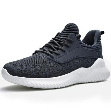 Imagem de Tênis Akk Comfy Running para homens cinza tamanho 9.5