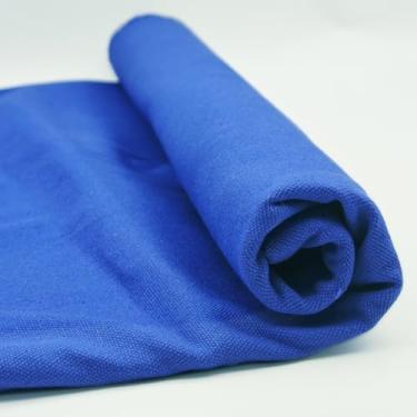Imagem de Tecido de lona de algodão por jarda: Tecido de pato de 283 g 149 x 182 polegadas para costura, artes, artesanato, bordado, decoração artesanal - 2 jardas de comprimento 150 cm de largura (azul marinho