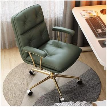 Imagem de TLTDSMYF Cadeiras de secretária de escritório cadeira de escritório cadeira de secretária confortável e respirável cadeira de computador de altura ajustável rotação de 360 ° cadeiras gerenciais