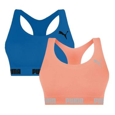 Imagem de Kit 2 Tops Puma Nadador Sem Costura Feminino