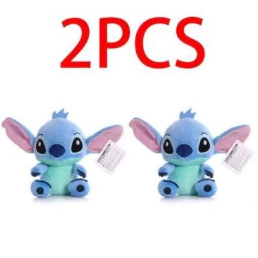 Imagem de KIT 2 Bonecos de pelúcia Disney's Lilo & Stitch de 9,0 polegadas / 25c