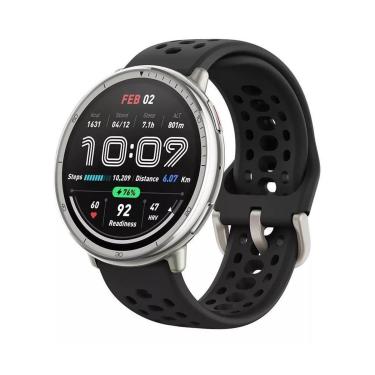 Imagem de Smartwatch Amazfit Active 2, Aço Inoxidável, Tela Amoled 1,32, Round A2437-Unissex