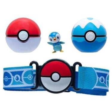 Imagem de Pokémon - Clip 'N' Go Poke Ball Belt Set - Poké Ball & Dive Ball and Piplup
