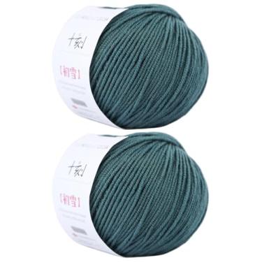 Imagem de Fio de lã Merino, Superwash antiborboto, peso esportivo, para tricô e crochê faça você mesmo, cachecol suéteres, 100 g, (por novelo 50 g, 150 jardas) - azul-petróleo