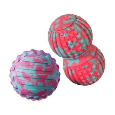 Imagem de Fenteer Bola de massagem miofascial portátil, leve, para academia, ferramenta de massagem de tecidos profundos para esportes, parte inferior costas, Style C