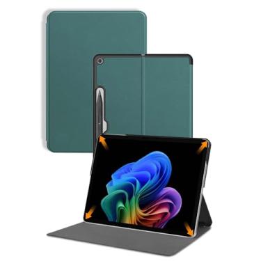Imagem de Capa para tablet Microsoft Surface Pro 12 polegadas, capa de proteção para tablet NOUKAJU , função de suporte, resistente a quedas, antiarranhões, capa de proteção para Surface Pro 12 (verde)