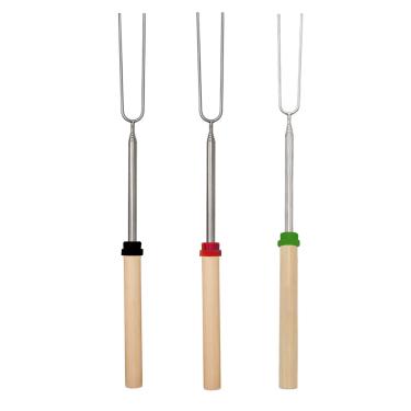 Imagem de Smores Sticks for Fire Pit Long - Kit Smores de palitos de assado de marshmallow - Smore Smore Skewers Hot Dog Fork Equipamento de Cozinhar Fogueira, Equipamento Essencial de Campismo Acessórios