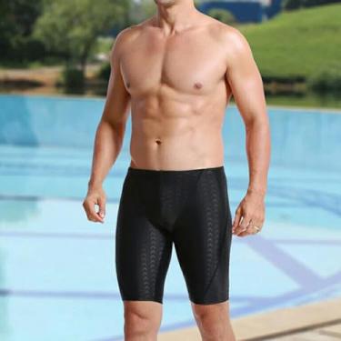 Imagem de Calção de banho masculino de secagem rápida, ultrafino, respirável e amigo da pele para natação, mergulho e equitação