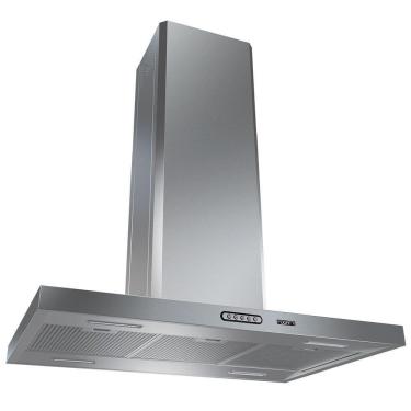 Imagem de Coifa Ilha 90cm Retangular Fogatti Inox 220v