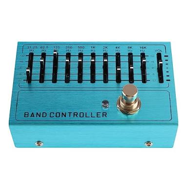 Imagem de Yctze Controlador de Banda de Instrumento Pré-amplificador de Tom de Guitarra Com Equalizador de 10 Bandas e Ajuste de Volume de Saída Independente para Controle de Som Final
