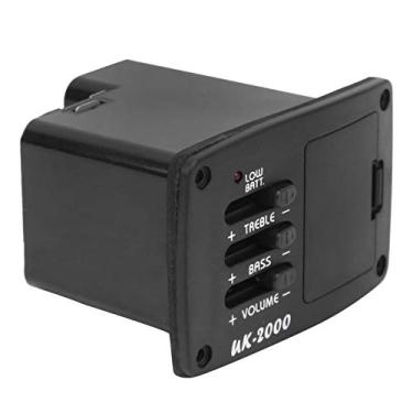 Imagem de XUXHOU Instrumentos Musicais Suprimentos Bassalto Equalizador de Voz Captador de Guitarra ± 12db para Tocadores de Ukulele Preto