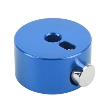 Imagem de RiToEasysports Tampa da Caixa de Armazenamento de Seta de Liga de Alumínio de Prato de Tambor para Desempenho Aprimorado de Tambor, Adequado para Bateristas e Iniciantes (Azul)