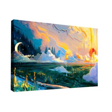 Imagem de Quadro Paisagem Fantasia Br Artes Pequeno 60x40